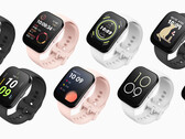 The Amazfit Bip 5 in its three launch colours. (Image source: Amazfit)