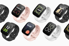 The Amazfit Bip 5 in its three launch colours. (Image source: Amazfit)