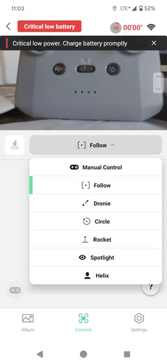Automatic flight modes available
