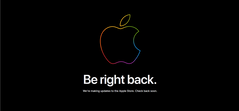 Be right back. (Source: Apple)