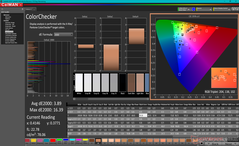 ColorChecker before calibration