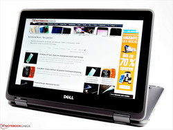The Dell Latitude 3189 touchscreen.