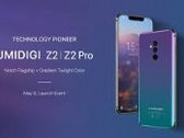 The UMIDIGI Z2 and Z2 Pro are decently-powered phones with some distinctly 2018 features. (Source: GizmoChina)