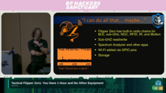 Grey Fox presenting at DEFCON 33 (Image Source: RF Hackers Sanctuary)