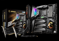 The MSI MEG Z390 Godlike motherboard supports the LGA 1151 socket, so not Comet Lake. (Image source: MSI)