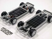 Hyundai's Uni Wheel promises space savings and greater efficiency for EVs. (Image source: Hyundai Motor Group)