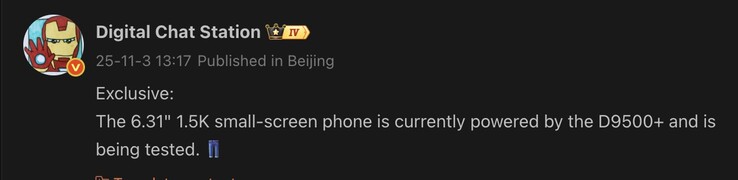 Leaked details of the upcoming iQoo's compact phone. (Image source: Weibo - machine translated)