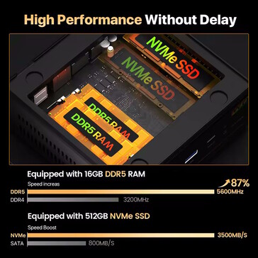 A second SSD can be installed. (Image source: Peladn)