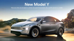 The new Model Y RWD gets its first 0% APR financing deal (Image source: Tesla)