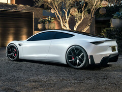 The new Tesla Roadster concept. (Image source: Tesla)