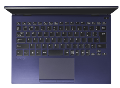 Vaio T Kachi-iro Special Edition keyboard and touchpad view
