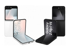 Samsung is only expected to offer the Galaxy Z Flip FE in two launch colours. (Image source: via Evan Blass - edited)