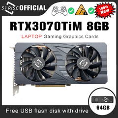 The 51Risc RTX 3070 TiM GPU retails cheaper than the RTX 3060 Ti Founders Edition. (Image Source: Aliexpress)