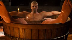 True Fires likely enhances the infamous Bathtub Gerald cutscene (Image source: Know Your Meme)