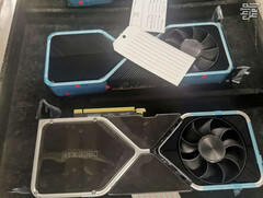 An alleged RTX 3080 graphics card (Image source: Chiphell)