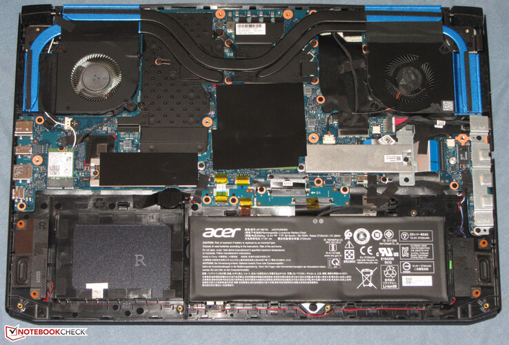 Insides of the Predator Helios 300