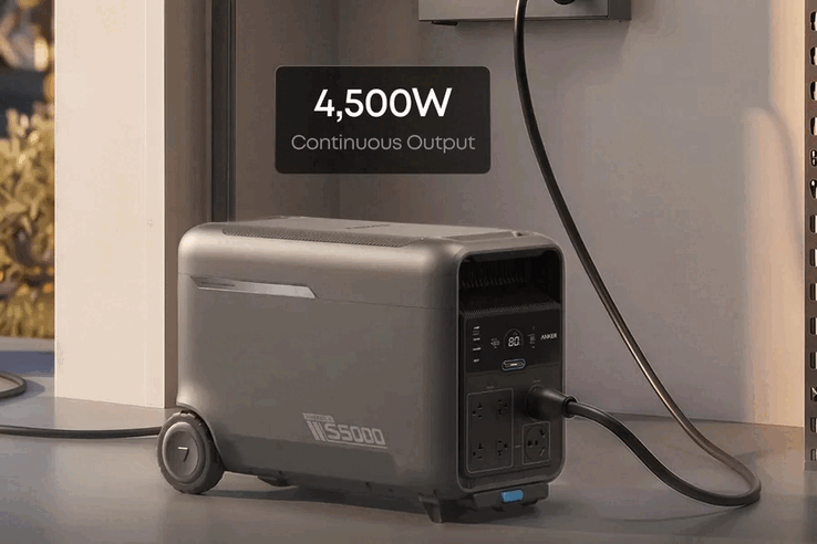 The unit delivers 4,500W of continuous power with peaks of up to 8,000W 