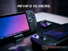 AFMF 2 is now official for the Asus ROG Ally gaming handhelds (Image source: Notebookcheck - edited)