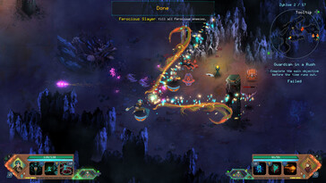 An image showing a battle in Children of Morta.