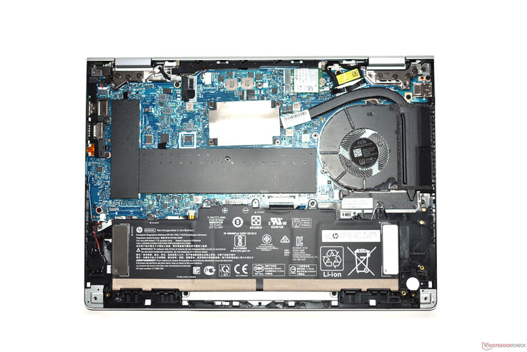 A view inside the HP ProBook x360 435 G7