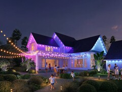 The Eufy Permanent Outdoor Lights E22 are now available in Europe. (Image source: Anker)