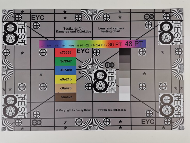 Huawei P30 - Test chart