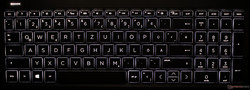 Backlit keyboard