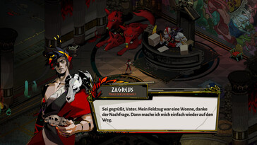 Pictured: A gameplay screenshot from Hades.