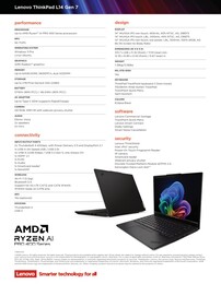 Lenovo ThinkPad L14 Gen 7 AMD specifications.