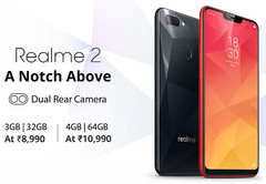 OPPO Realme 2 Android phablet with Qualcomm Snapdragon 450 coming September 2018(Source: Flipkart)