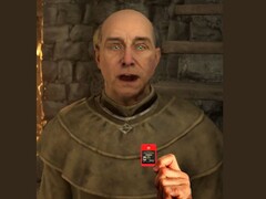 A screengrab from The Elder Scrolls IV: Oblivion Remastered's physical cart release announcement