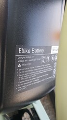 battery with the Touroll B2 e-bike