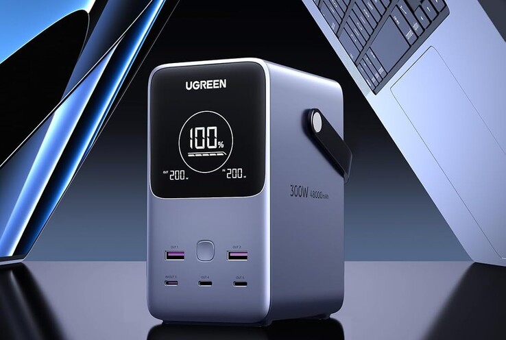 The Ugreen Nexode 48,000 mAh power bank offers a total of five ports (Image source: Ugreen)