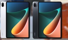 It's not known if the green-colored variant of the Xiaomi Pad 5 will be sold outside of China. (Image source: Xiaomi/nsv.by - edited)