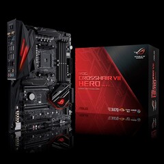 The ROG CROSSHAIR VII HERO will not support Ryzen 5000 processors. (Image source: ASUS)