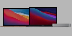 Apple's new M1-powered Macs all look exactly the same as the Intel models they replace. (Image: Apple)