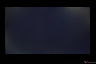 Moderate uneven backlight bleeding along the edges