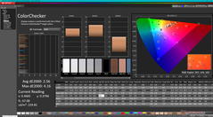 ColorChecker before calibration (P3)