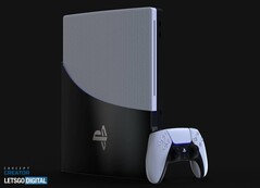 PS5 design by Concept Creator. (Image source: LetsGoDigital)