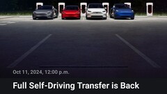 Free FSD transfer offer will join a trial deal (Image source: Tesla)