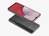 A "Galaxy A14" render. (Source: OnLeaks x GizNext)