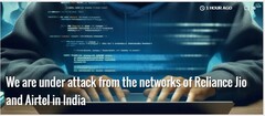 Popular tech publication GSMArena faces a massive DDoS attack, allegedly emanating from Indian IPs. (Source: GSMArena)