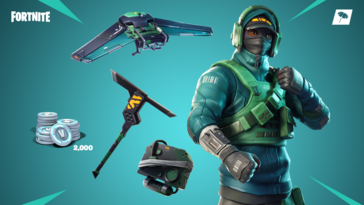 A look at the male Fortnite Counterattack bundle (Image source: NVIDIA)