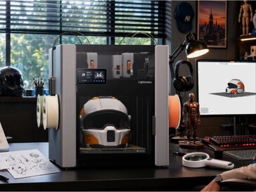 Multi-color print using full build plate size.