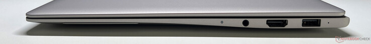 Right: 3.5 mm audio jack, HDMI 2.1, USB-A 3.2 Gen.1 (5 Gbit/s)