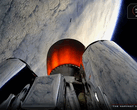 View from the second stage of the Electron during the launch of QPS-SAR-12 (Image source: Rocket Lab)