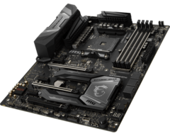 The MSI X470 Gaming M7 AC motherboard. (Source: MSI) The MSI X470 Gaming M7 AC motherboard. (Source: MSI)
