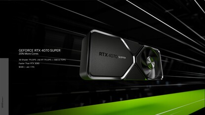 Nvidia GeForce RTX 4070 Super Founders Edition. (Source: Nvidia)