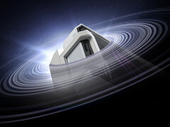 The upcoming ROG NUC will see a design change. Pictured: the teaser image for the mini PC.