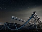The CHIME telescope (Image source: CHIME, Andre Renard, Dunlap Institute for Astronomy & Astrophysics, and University of Toronto; cropped)